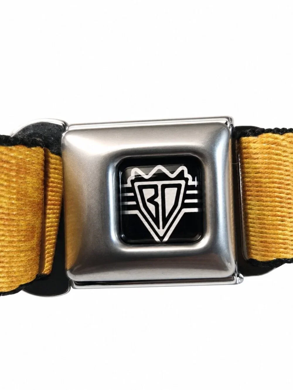 Buckle‑Down Kids Belt – Yellow Gold, Adjustable 20